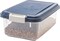 IRIS USA WeatherPro Airtight Pet Food Storage Container, Navy